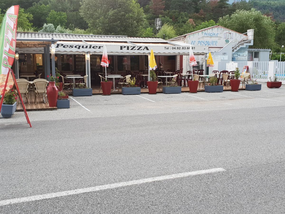 Camping Le Pesquier Hotel Castellane Eksteriør billede
